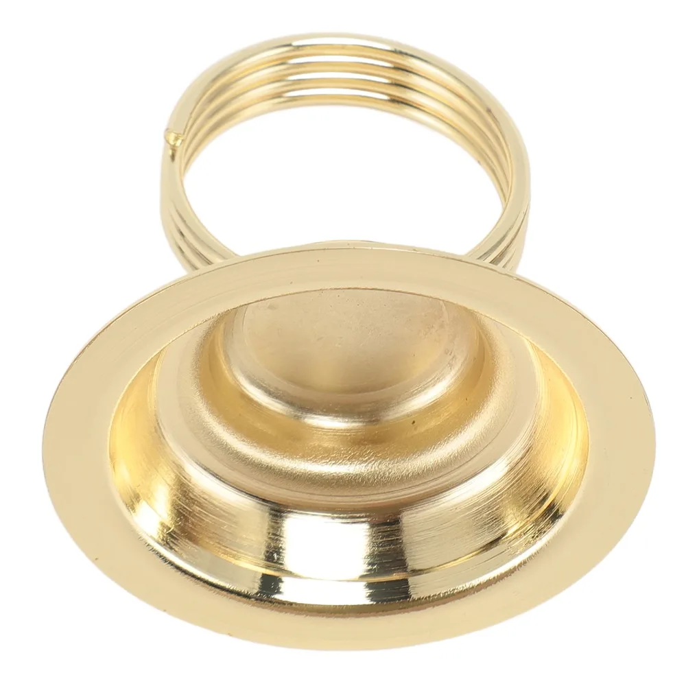 10 Pcs Hemispherical / Tower‑shaped Table Number Holders Stainless Steel Electroplating Wire Picture Holders 5.5*5cm