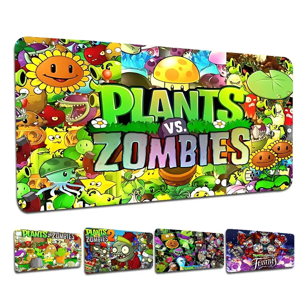 

P-Plants-vs-Zombie CartoonCustom Skin PC Gaming Mouse Pad Gamer Desk Mats Keyboard Pad Mause Pad Muismat