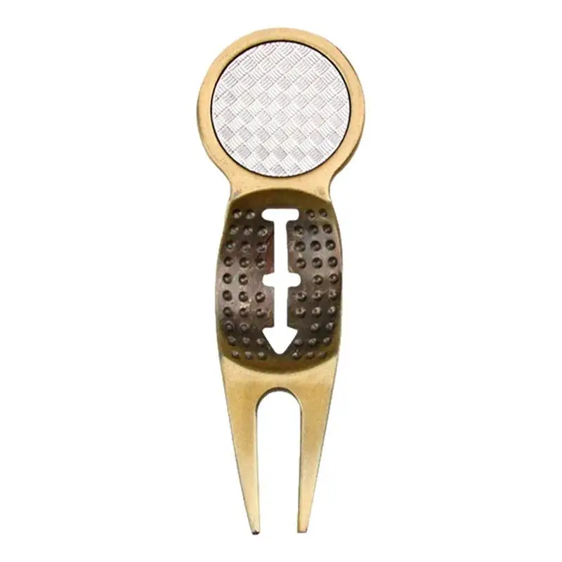 

Divot Repair Tool Golf Pitch Fork And Ball Markers Golf Pitch Putting Green Fork Golf Training Aids Green Tool Accessories For