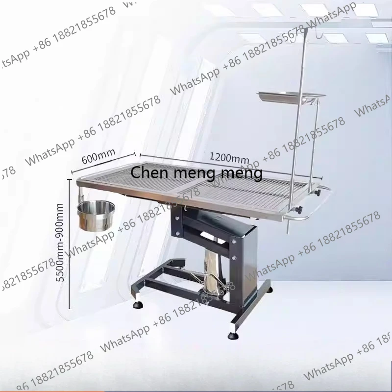 Pet console 304 stainless steel 304 electric constant temperature operation bed electric lifting