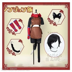 Izutsumi Cosplay Fantasy Wigs Outfit Anime Dungeon Disguise Costume Scarf Tail Adult Women Halloween Roleplay Clothes Furry Ear