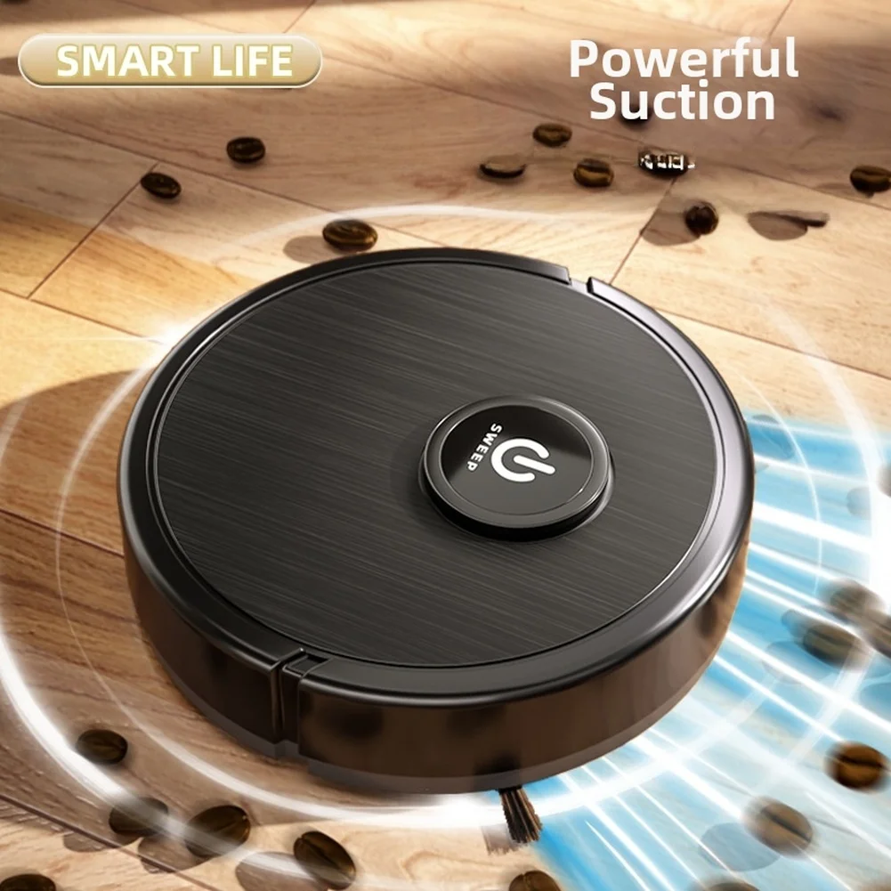 Smart Robot Vacuum Cleaner 3 In 1 Sweeping Mopping 1000Pa Suction 45dB Low Noise Replacement Parts For Household Cleaning Tools