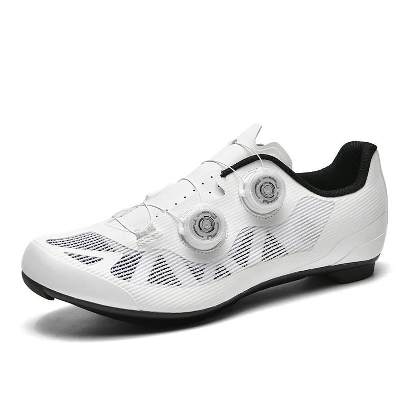 AliExpress pscownlg Ultra-light road cycling shoes for men, professional SPD clip-in road bike shoes, women's self-locking road cycling shoes