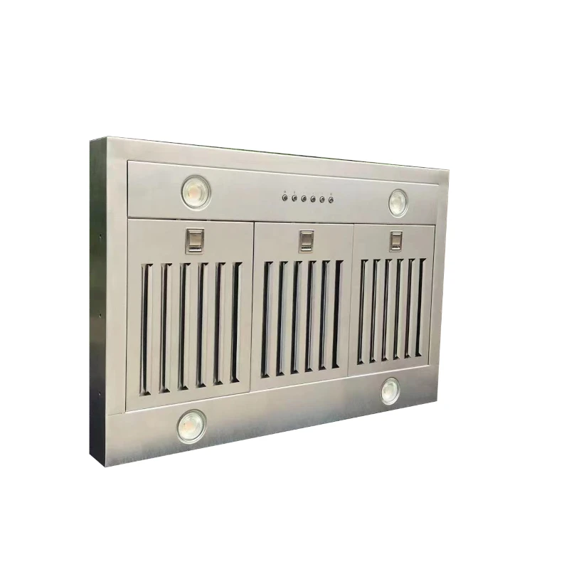 

Stainless Steel Luxury Wall Mounted Low Noise Range Hood Insert Fan 780CFM 1200CFM Household Kitchen Exhaust Hood