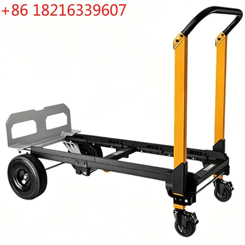 YAO 2-in-1 Stackable Hand Truck | Heavy-Duty Multi-Purpose Hand Truck | TB-B1-T-20 Hand Truck 2-Wheel/4-Wheel Drive Selectable