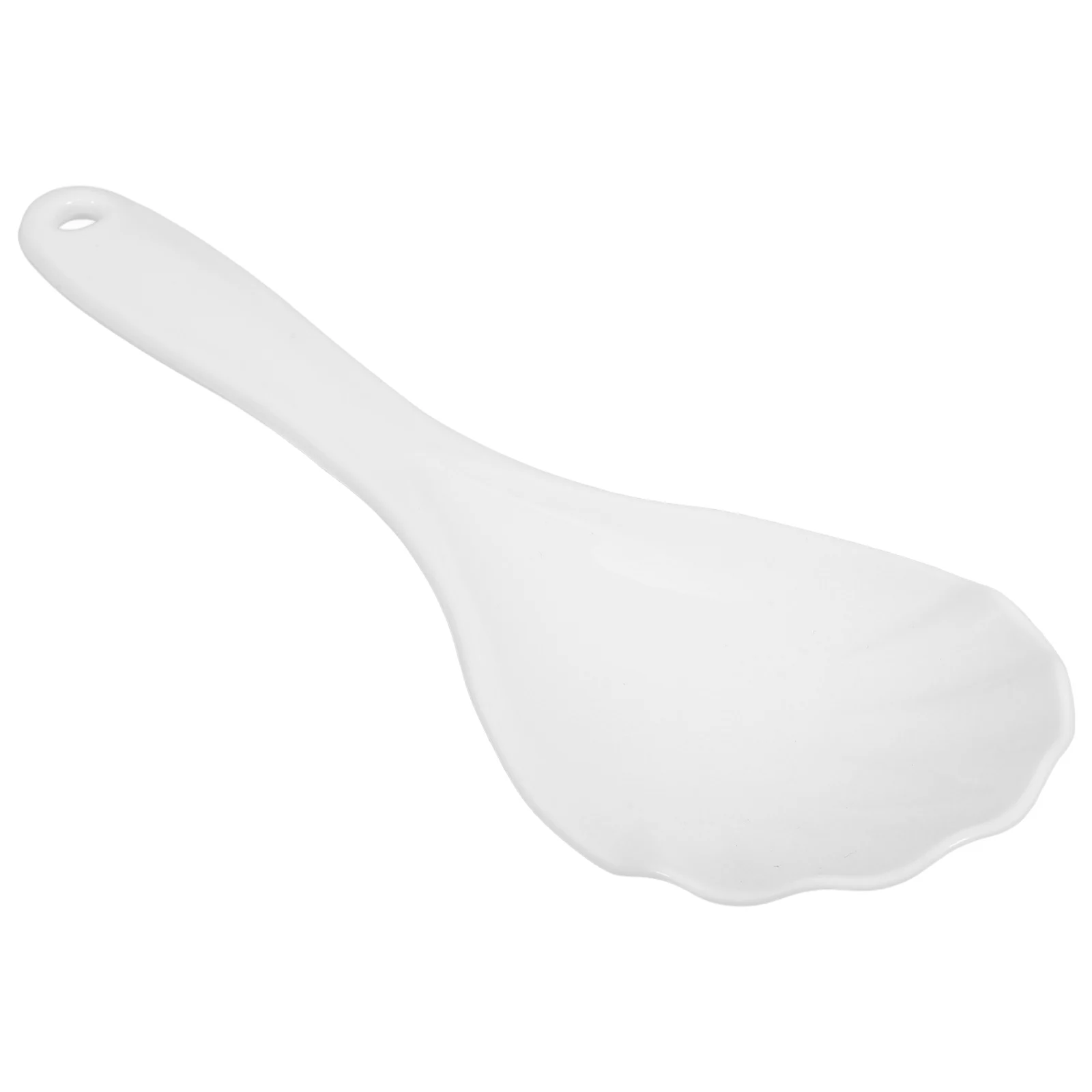 

Non-Stick Spoon Reusable Compact Lightweight Wear-Resistant Scooper Spoon Kitchen Plastic Rice Spatula Convenient Rice