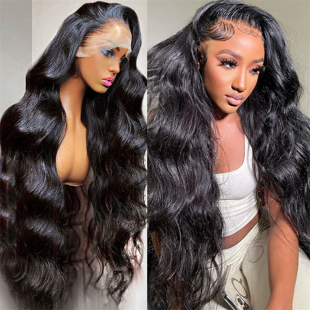 

200 Density HD Transparent Glueless Wig Body Wave Lace Brazilian Hair 13x4 Frontal Human Hair Wig 13x6 Lace Front Wig For Women