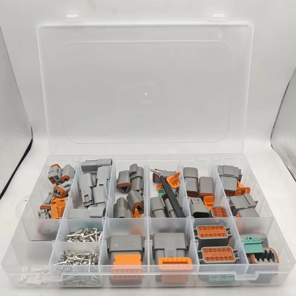 

Набор автомобильных разъемов, 265 шт., быстрая установка, вибрационная вилка 18-22 AWG, 2-контактная вилка для мотоцикла, грузовика, морского пехотинца