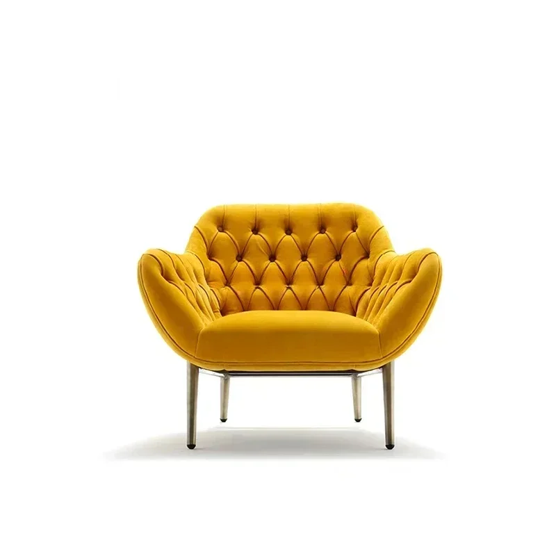 Italian leisure chair living room home hotel high-end light luxury atmospheric decoration negotiation chair