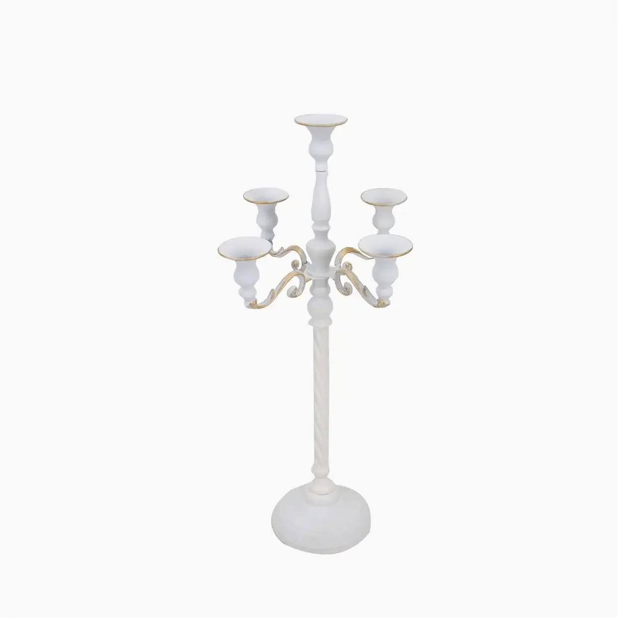 Metalen Kandelaar voor Bruiloft Tafeldecoratie Kandelaar Goud Wit Zilver 5 Armen 63 cm 73 cm 89 cm