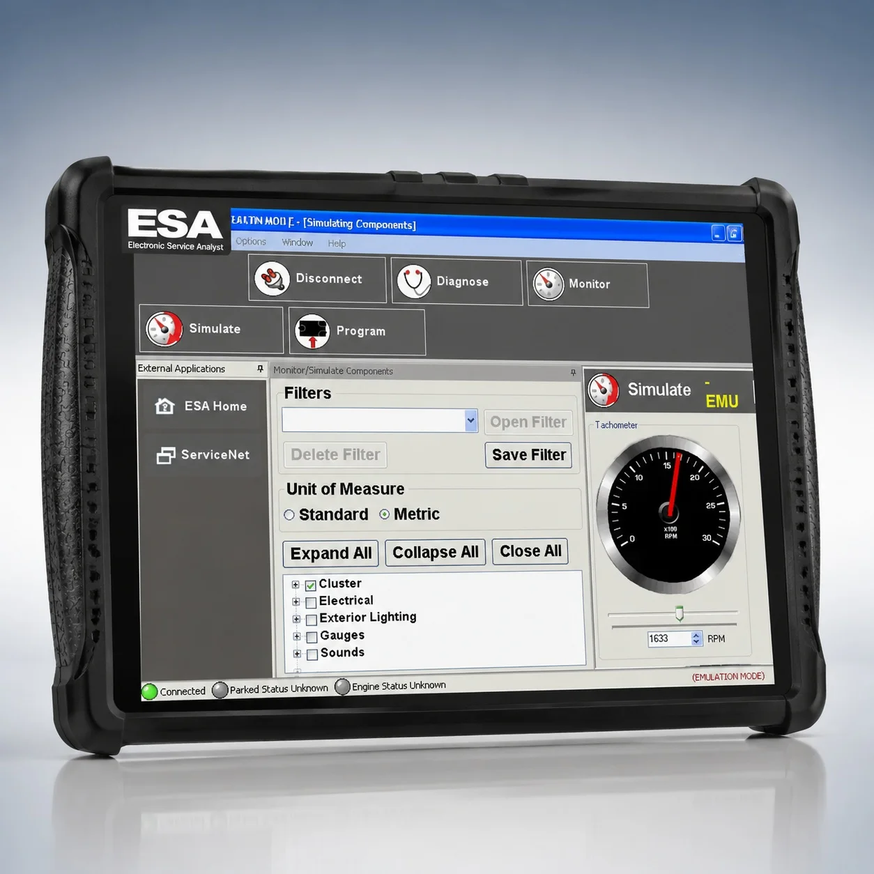 TruckEPC3 Electronic Service Analyst (ESA) 5.7+keygen Unlock+02.2024 SW Flash+UserType Change Tool for Paccar view 2