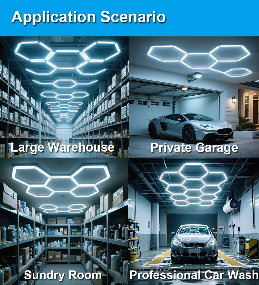 Factory Direct Indoor Auto Detailing Work Lighting Lights 420w Ac230v Design Led Workshop Light