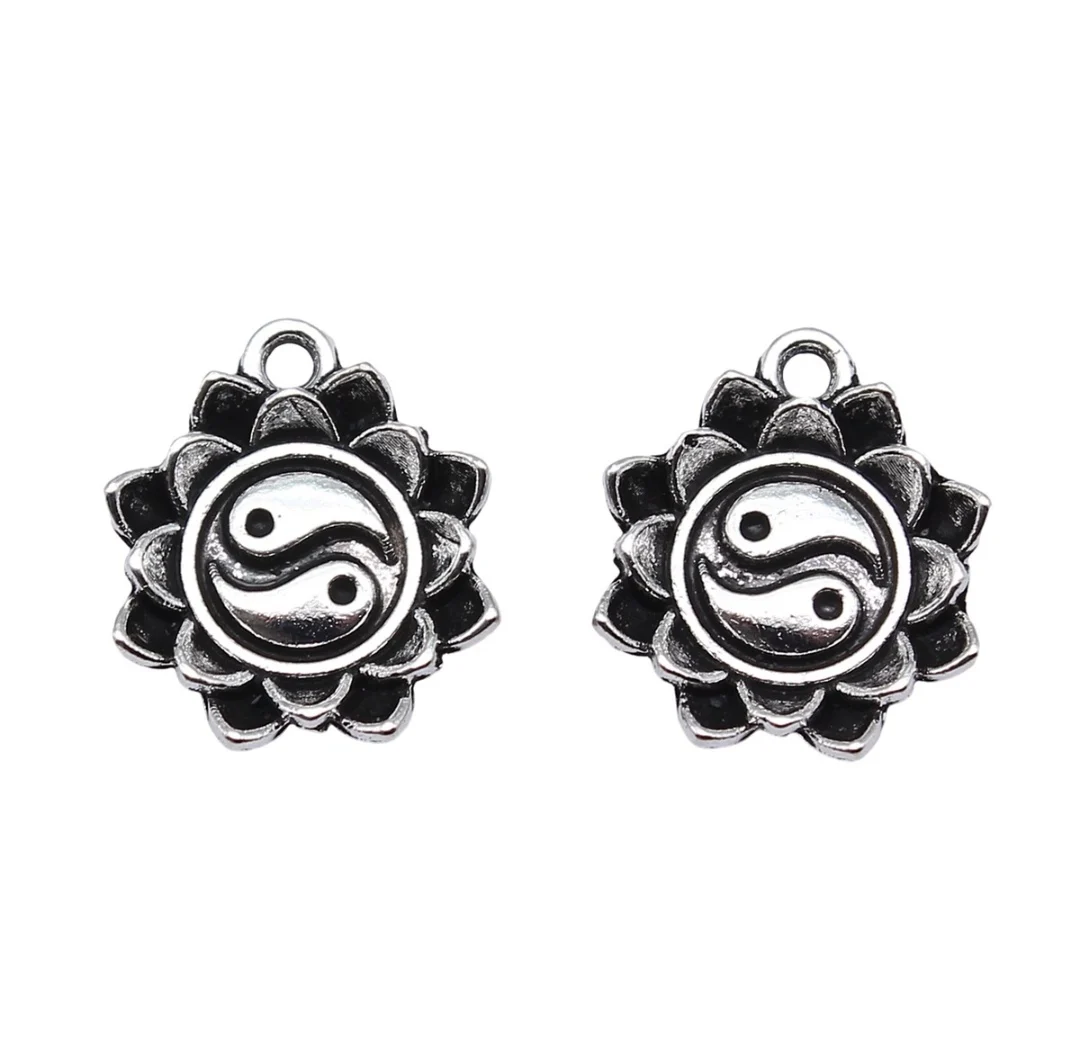 

20pcs 13x16mm Zinc alloy metal tibetan silver plated charm T0724 for jewelry making
