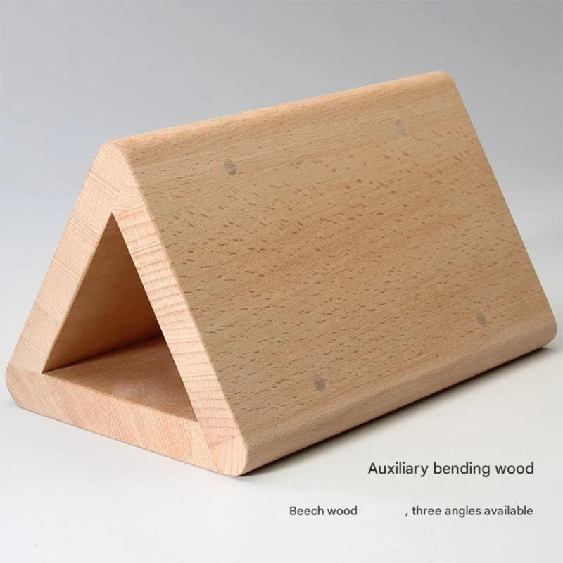 

Профессиональный кожаный инструмент для изгиба треугольников с прочной формой из бука Y5GB