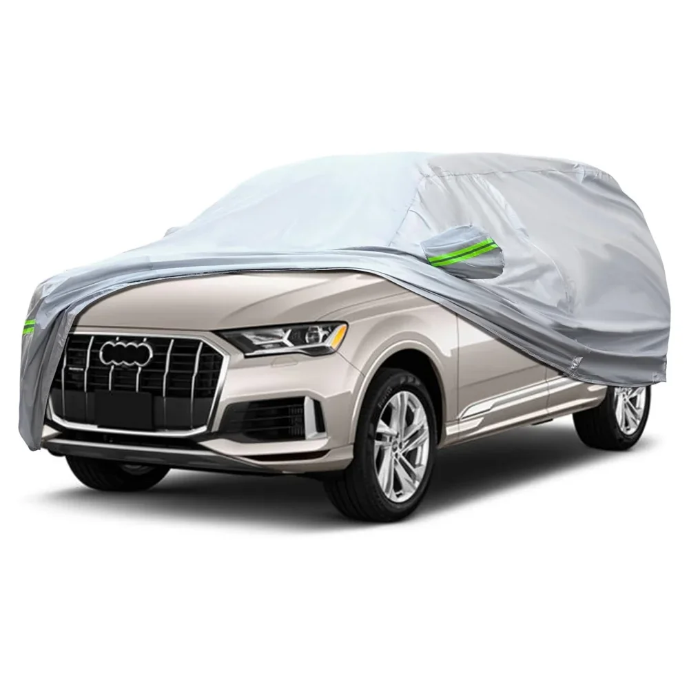 

Car Cover Fit SUV up 201-211 210T Taffeta fabric Universal Outdoor Thicked All Weather Cover Sunshield Waterproof Snow Proof