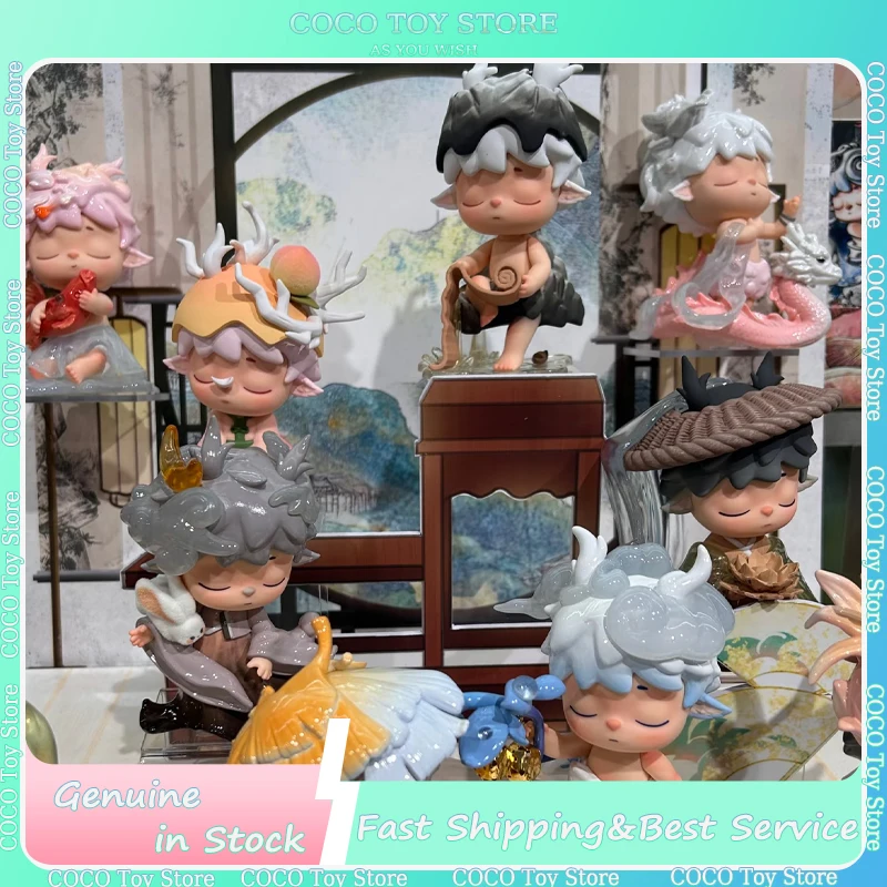 

Оригинальная серия Heyone Mimi The Poetry Of Time In Four Seasons, слепая коробка, модная игрушка, фигурка, милая кукла, орнамент, подарок на день рождения для девочки