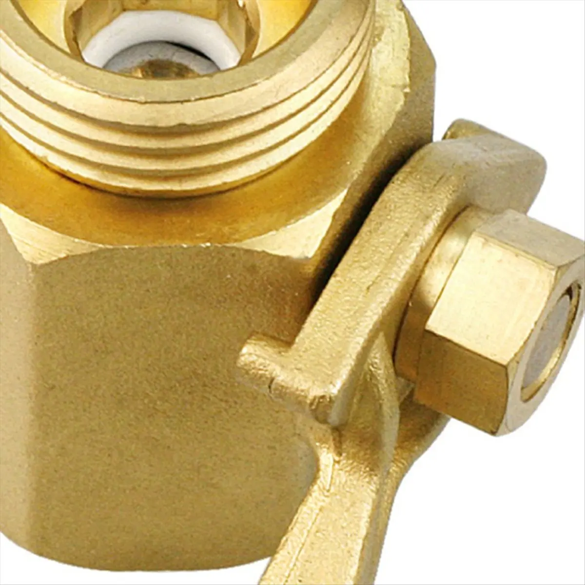 Okay Heavy Duty Brass Garden Hose Shutoff Valve 3/4 Inch Garden Hose Connector, Brass Water Line Shutoff Valve,2pcs