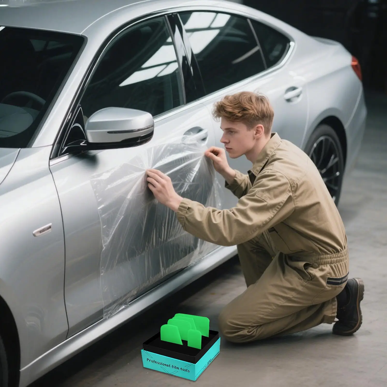 

Window Tint Squeegee Car Wrapping Scraper 5 Pieces Car Wrapping Detailing Scraper For Showcase Retail Display Shower Motorcycle