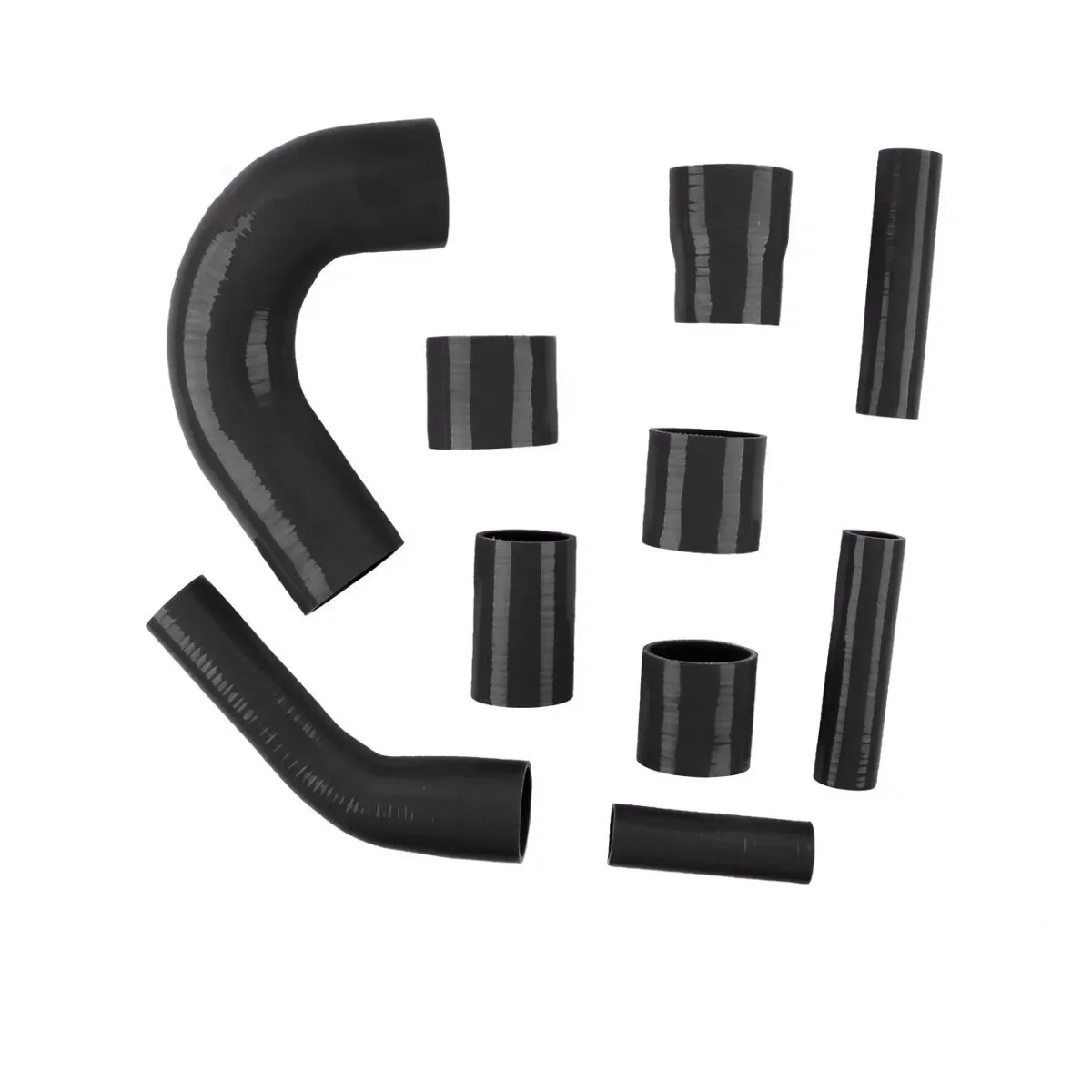 خرطوم تبريد داخلي توربو من السيليكون لـ 2008 2009 2010 2011 ميتسوبيشي لانسر EVO X & 4-PLY #3