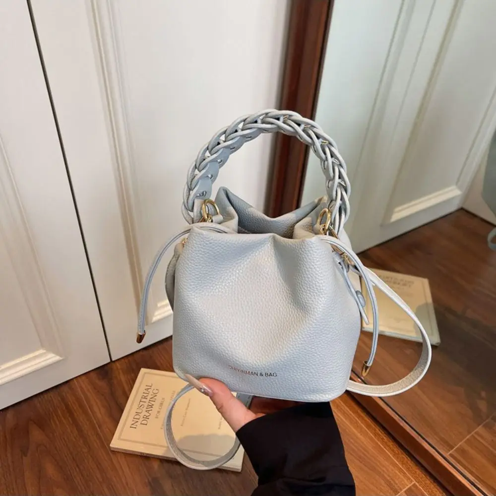 Tas Bahu Wanita Kulit PU Fashion Tas Selempang Minimalis Serbaguna Tas Tote Kasual Trendi Tahan Lama