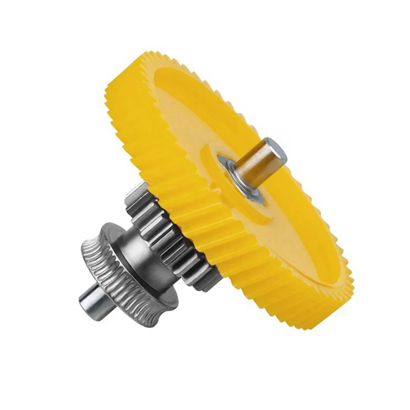 N09R-3D Printer Hardened Steel Extruder Gear Assembly For Bambu Lab X1 & P1P Series Wear-Resistant Plated Accessories