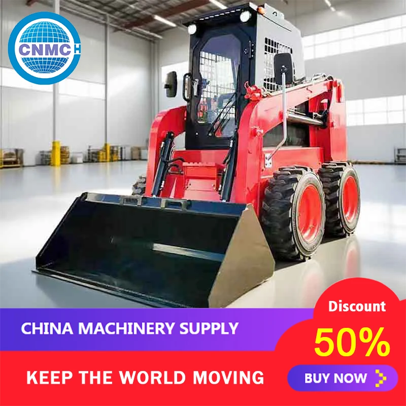 

CNMC Skid Steer Loader 4-in-1 Bucket High Performance Construction Farm Garden Factory Direct Sales CE EPA Certified