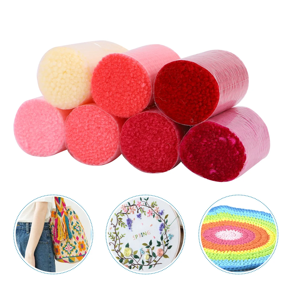 

18Pcs Cross Stitch Embroidery Yarn Set Cotton Threads for Pillow Rug Birthday Decor Premium Color Fast Smooth No