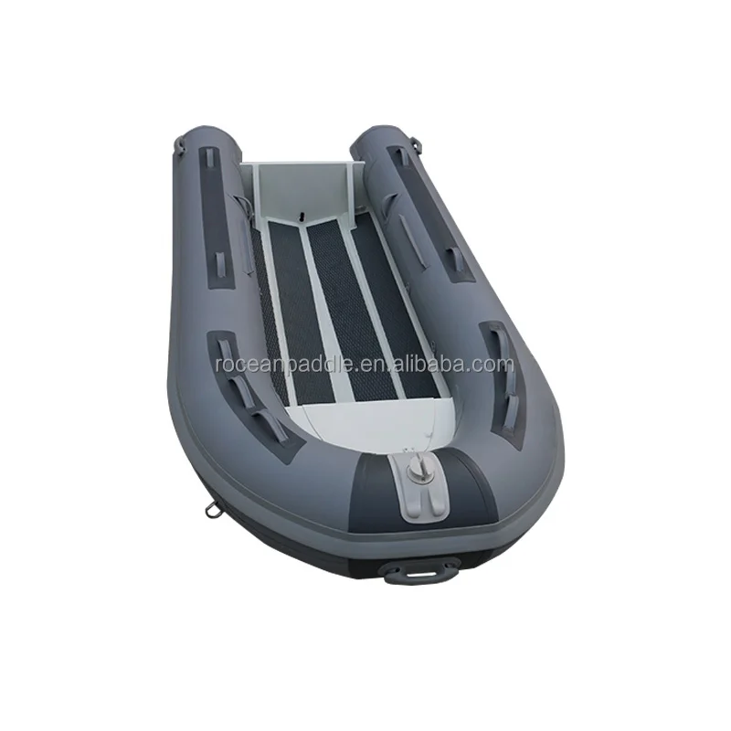 Inflatable RIB Boat 330CM Deep V Fishing Aluminum Alloy Hull Rib Boat With CE Certificate