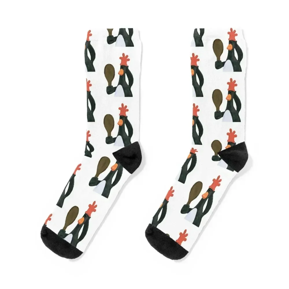 

Feathers McGraw Funny trending Socks happy New year's sheer short Socks For Girls Men's