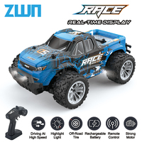 ZWN 1/20 KF24 RC Car With LED Light 2.4G Off-Road  Remote Control Climbing Vehicle Outdoor Cars Toys Gifts for Children