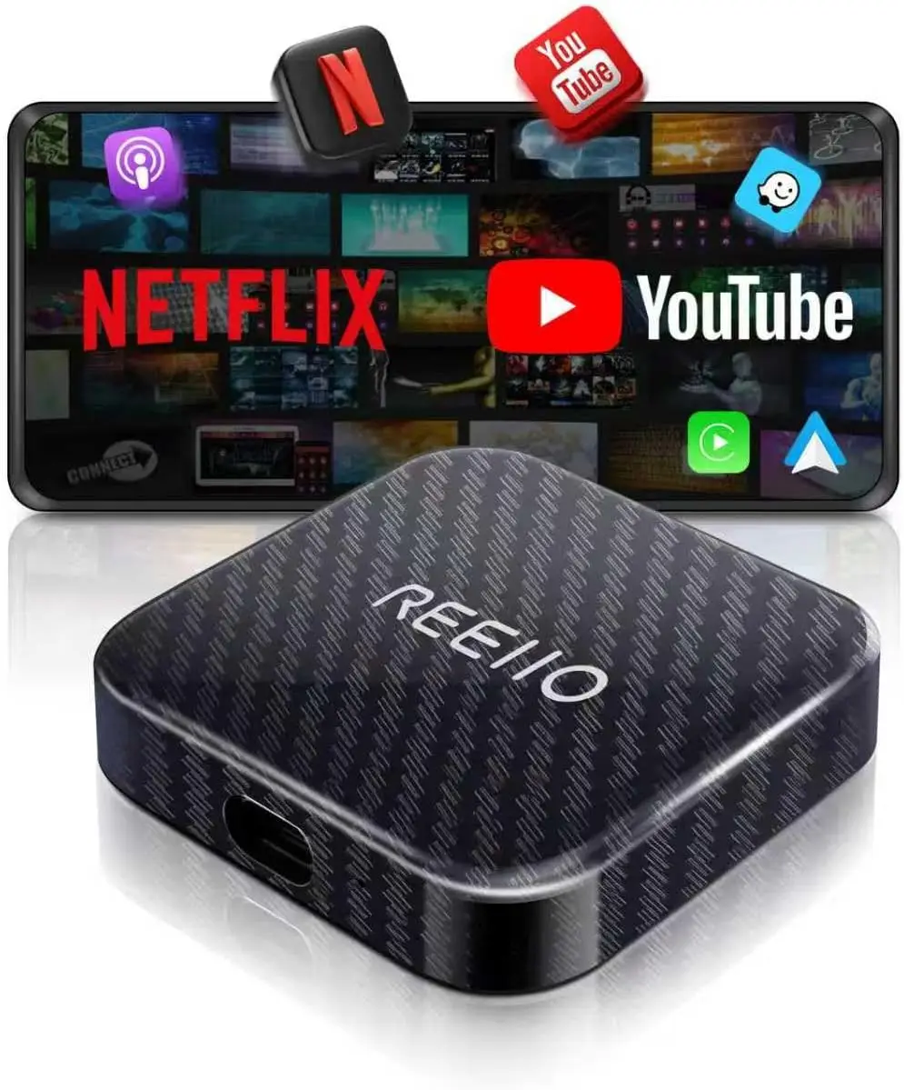 

Wireless CarPlay Adapter for 2017+ Cars with Netflix, YouTube, TF Card Support