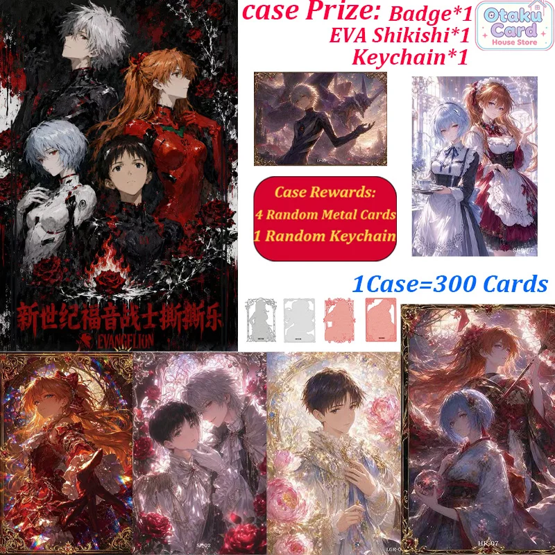 Wholesale EVA Cards Neon Genesis Evangelion Tear Dimension Mid-Size Tearable Cards Anime Collectible Trading Cards Blind Box