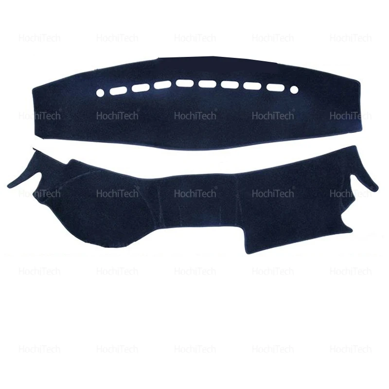 Dashmat غطاء لوحة القيادة وسادة داش حصيرة السجاد ظلال الشمس لمازدا CX-7 CX7 CX 7 ER 2006-2014 سيارة التصميم أسود/براون جلد الغزال