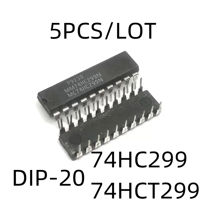 5PCS/LOT 74HC299 74HC299N MM74HC299N 74HCT299N DIP-20 Octal buffer/line driver In Stock NEW Original IC