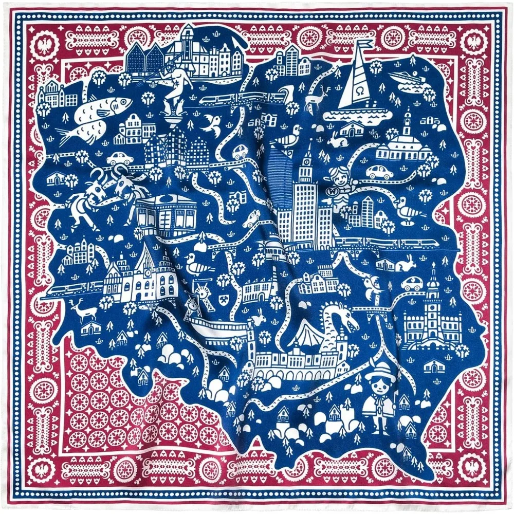 순수 멀베리 실크 스퀘어 스카프 25.6" X25.6'' - 여성용 머리 및 목 스카프, 선물 포장