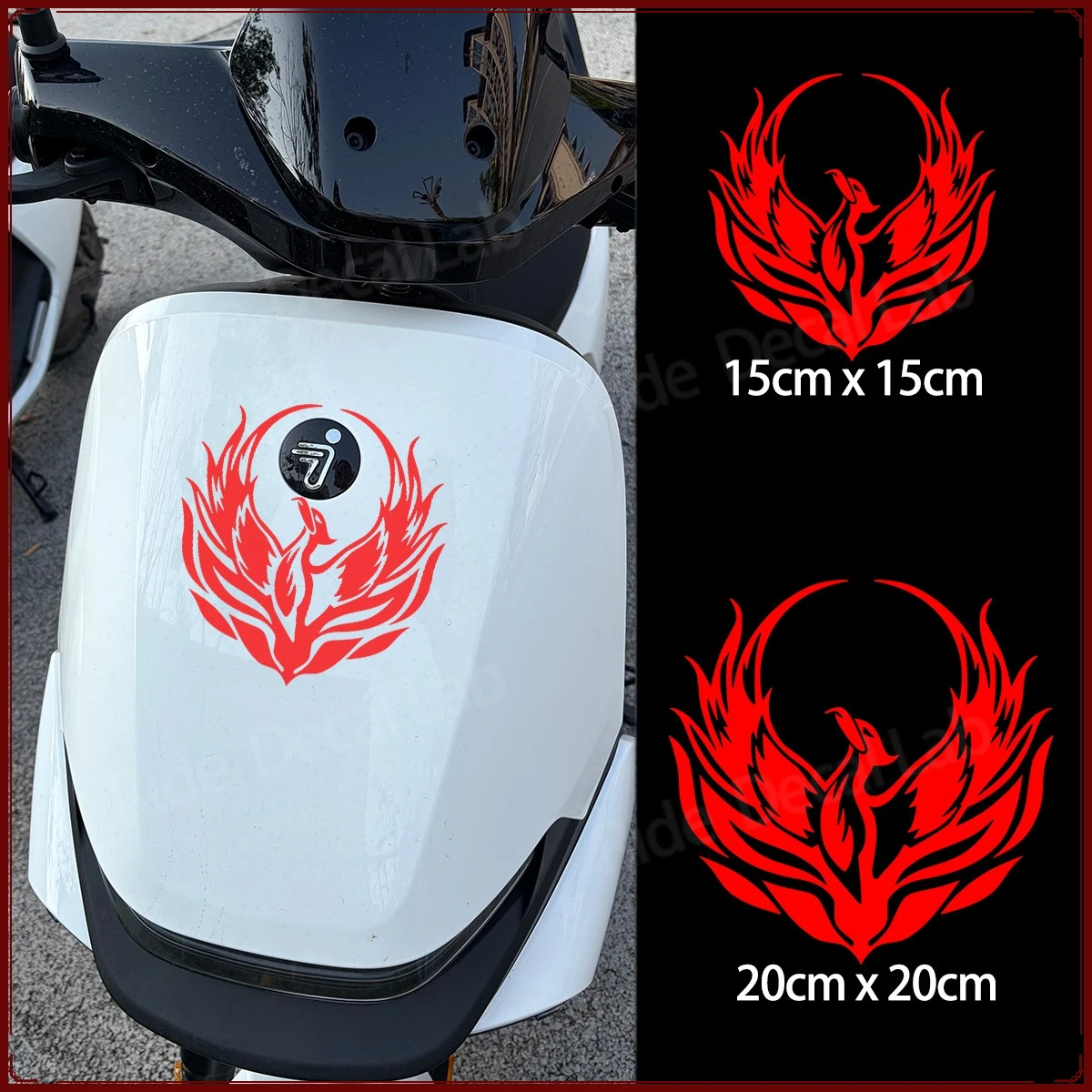 Phoenix-patterned Stickers Are Suitable for Motorcycle Panels Front Fairings Body Modifications Vinyl Decals and Car Decorations