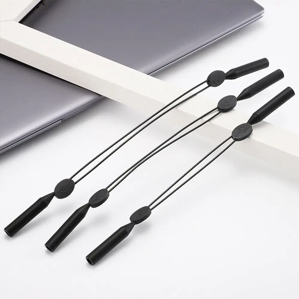 Silicone Anti Slip Cords Running Sports Band Holder Sunglasses String Ropes Eyeglasses Straps Glasses Chain With Ear Hook