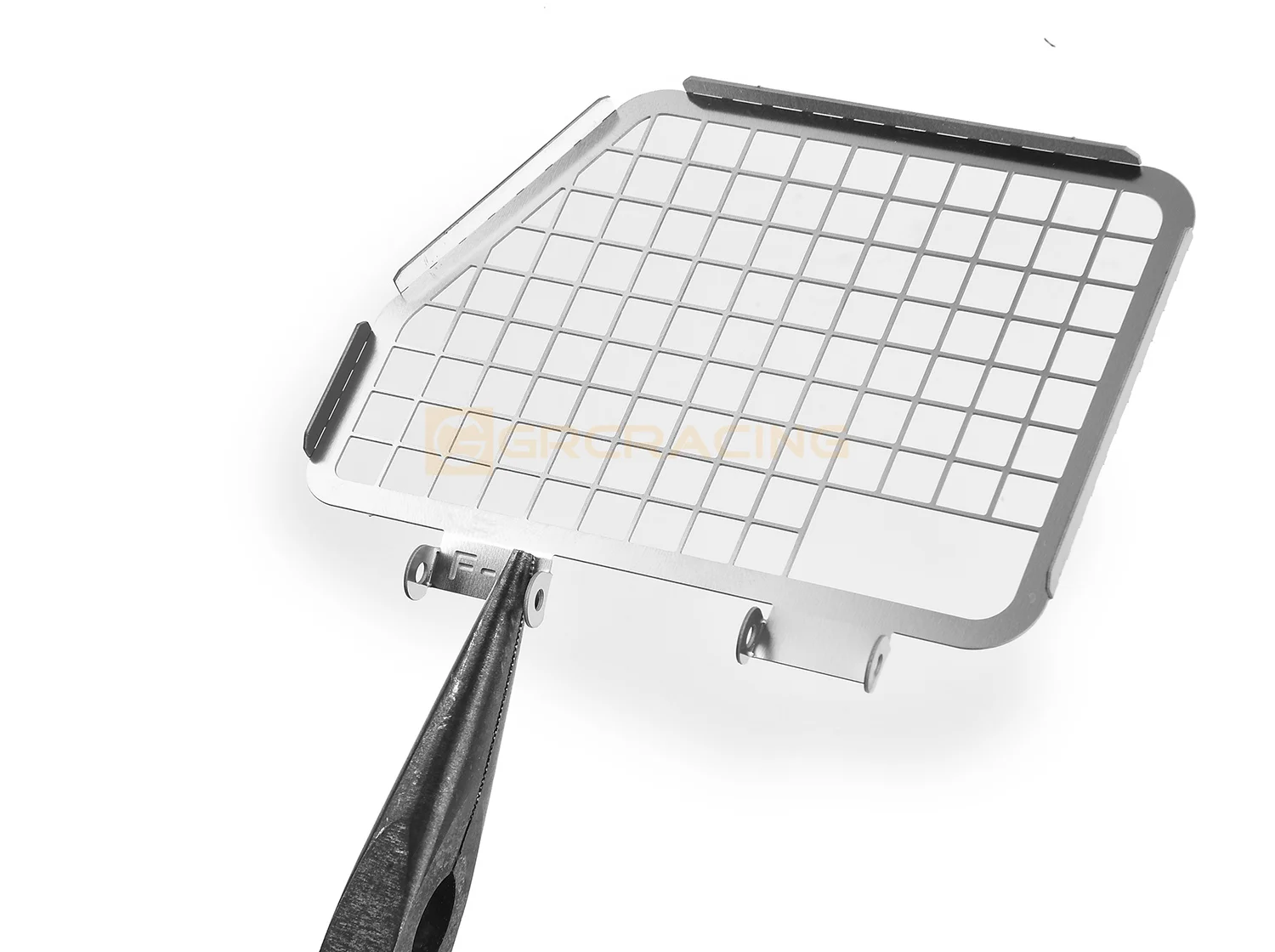 RCDream 1/10 Edelstahl Mesh Schutz Fenster Netz Metall Dekoration drehbar für FCX10 LC80 Upgrade Option Teile – Detail 5