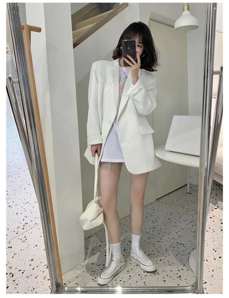 2025 New Ins Style, Women's Coats, Denim Patchwork Suit Office Lady,Hot Girl Trend Spring Autumn Jacket Woman,