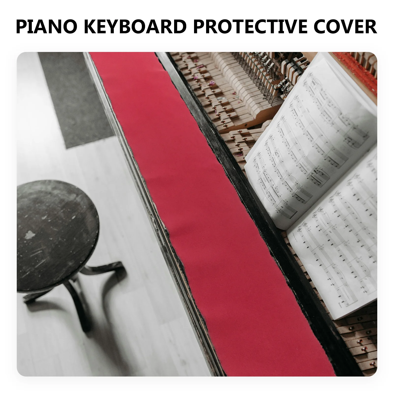 

Piano keyboard cover Piano key cover 88 keyboard cover Piano wool cover cover for piano