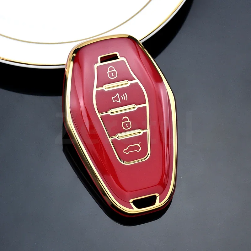 Auto Shell Fob Holder for Chery Jetour X70 X90 X95 Plus TPU Car Key Case Cover Remote Auto Protector Accessories