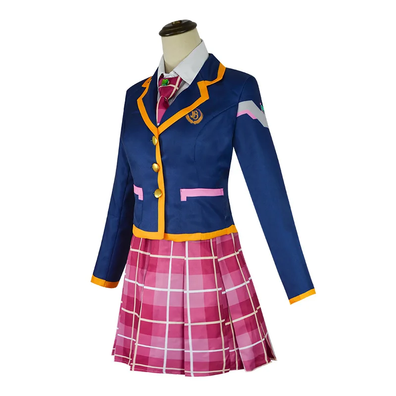 Overwatch D.Va Cosplay Costume Skirt Shirt Jacket Game Role Play School Uniform Halloween Christmas Carnival Full Set