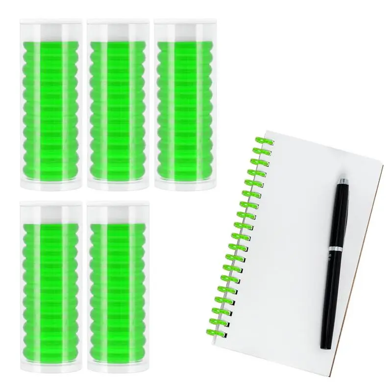 Boek Binding Discs Boek Uitbreiding Schijven Voor Diy Notebooks Planners Transparante Kleur Hand Boek Disc Gesp
