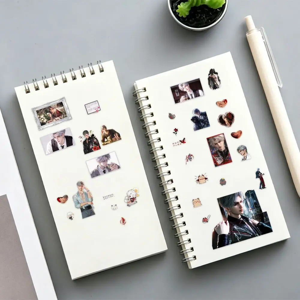 1pcs Cartoon Anime Love and Deepspace Sylus  Cute 3D embossed Stickers Decor Decals DIY for Phones, Notebooks Birthday Gift view 3