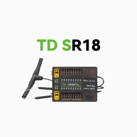 FrSky TD SR18 2.4G 900MHz 18CH Tandem Dual-Band Receiver Long Range for RC Airplane /Turbojet