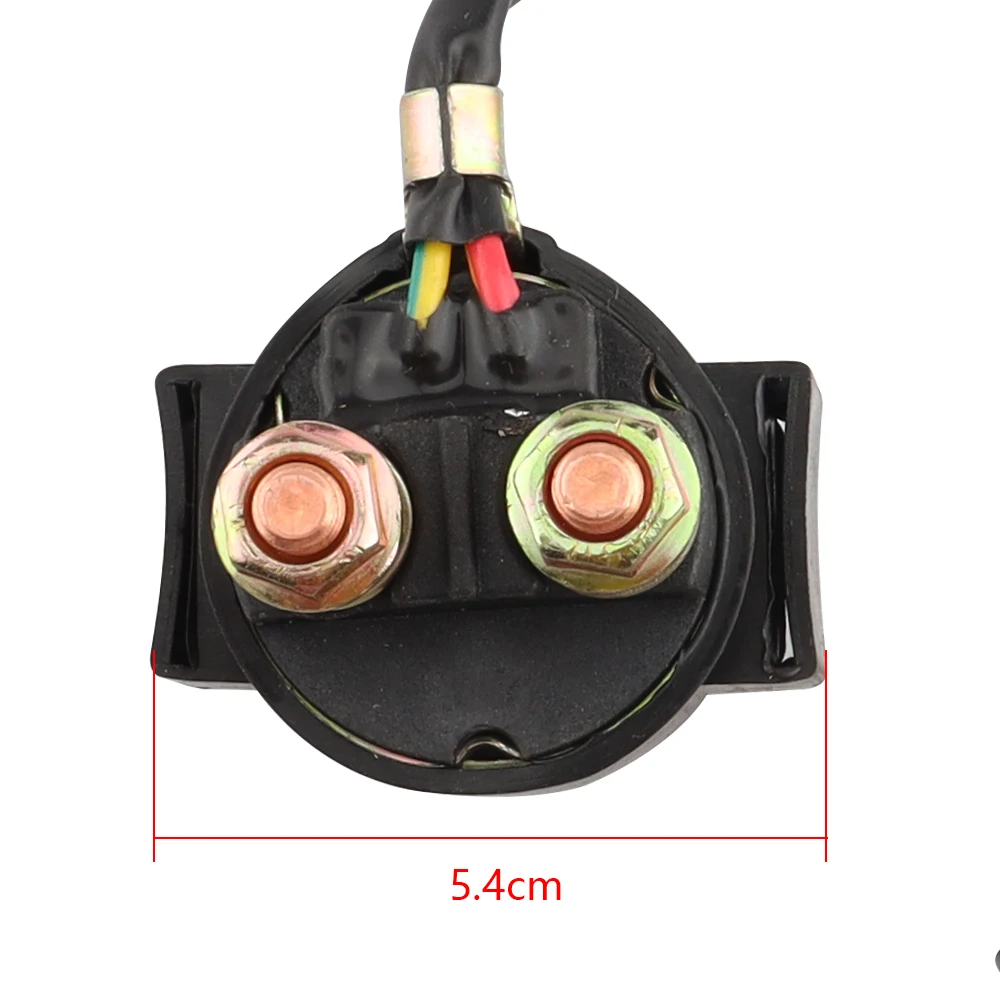 2Pin Motorcycle Solenoid Starter Relay with Cover For GY6 50cc 70cc 90cc 110cc 125cc 150cc 200cc 250cc ATV Go Kart Scooter Moped