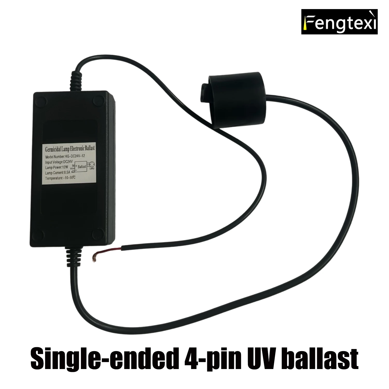 12W 24V Single-Ended 4-Pin UV Electronic Ballast