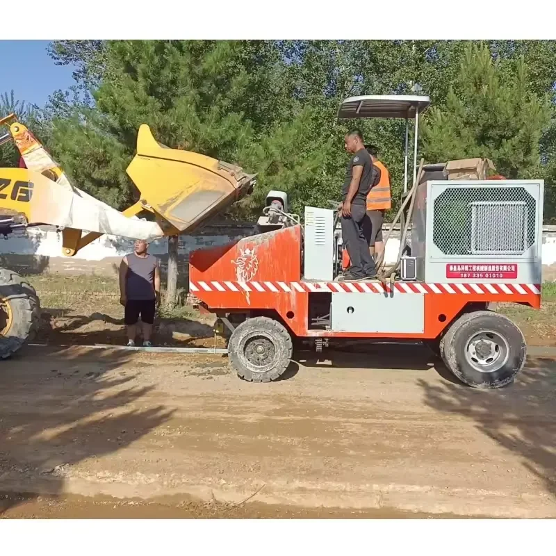 Multifunctional Curbstone Slipform Machine, Slope Protection Ditch Paving Urban Road Median Installation customized