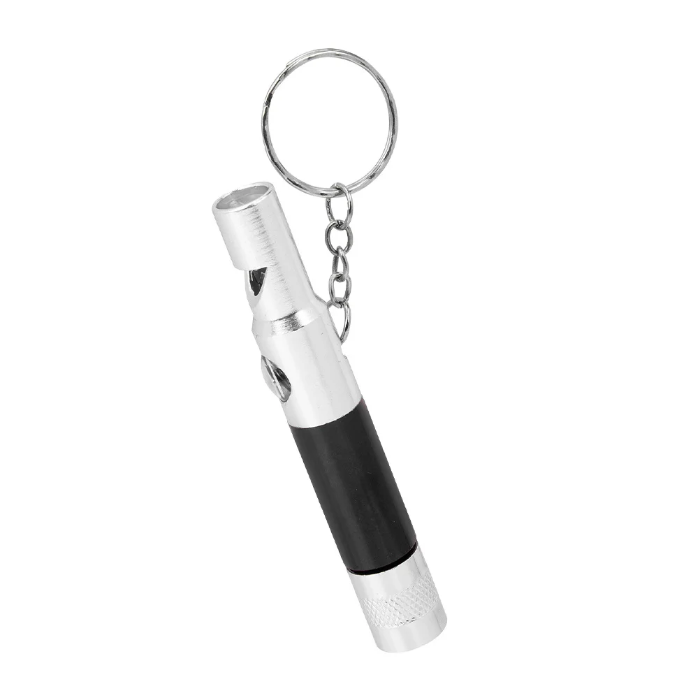 Survival Whistle With Compass Flashlight Keychain Outdoor Emergency Tool For Camping Hiking Safety Multifunctional Aluminum