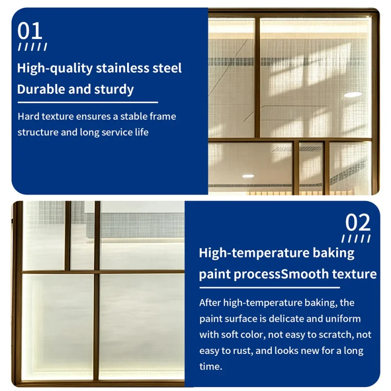 custom.High Quality 304 Stainless Steel Glass Partition Wall Modern Tempered Glass Screen Room Divider Office Project